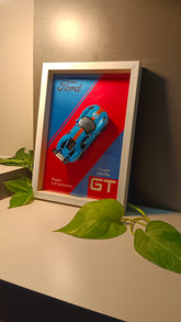 FORD GT - Riviera blue 7.5X10.5 in.