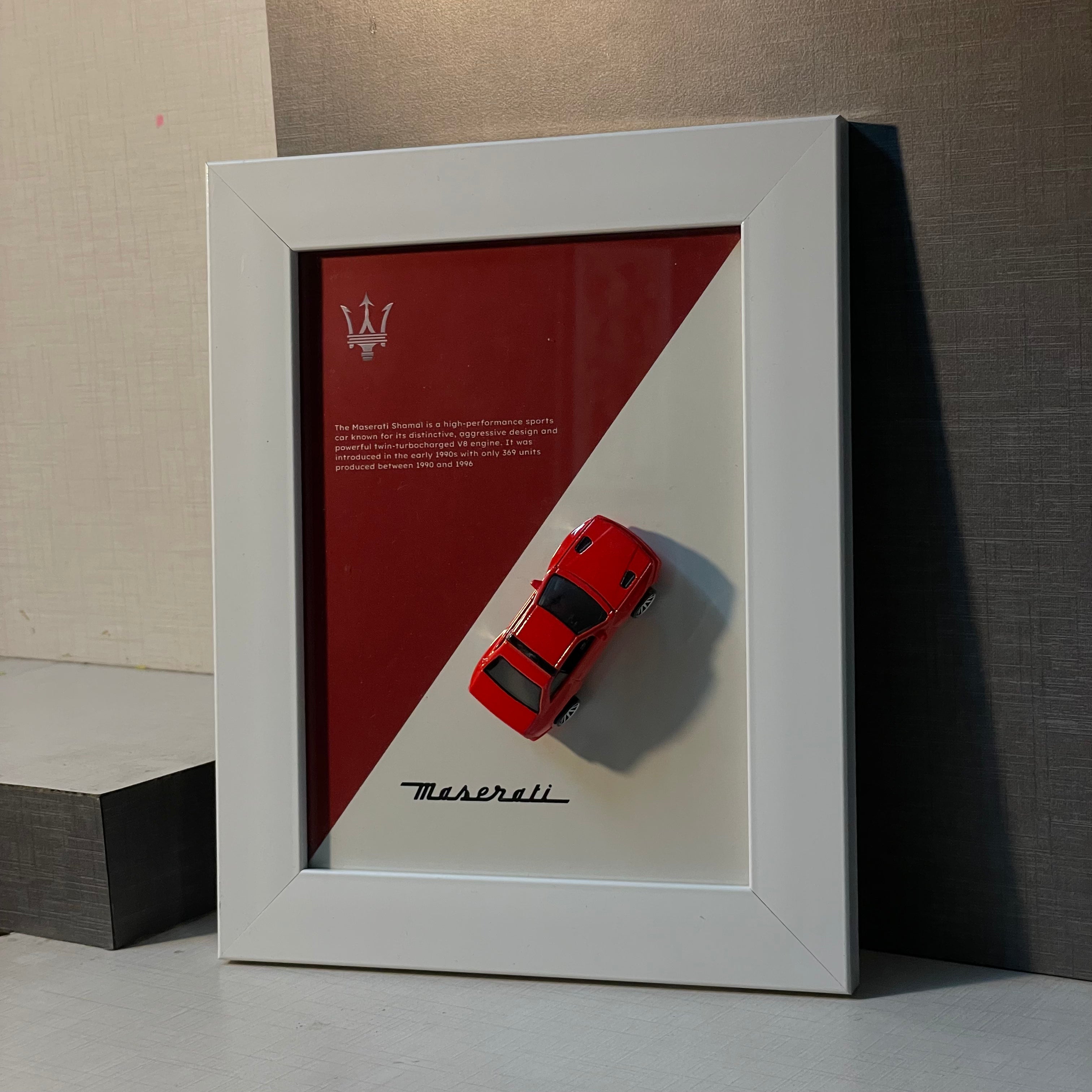 MASERATI SHAMAL - HOTWHEEL FRAME 8X10